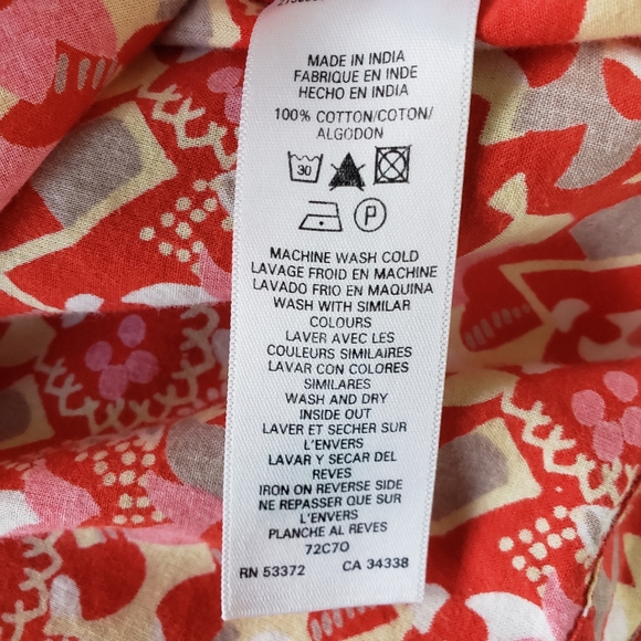 FRENCH CONNECTION Bohemian Coral, Pink, White Top - Picture 4 of 5